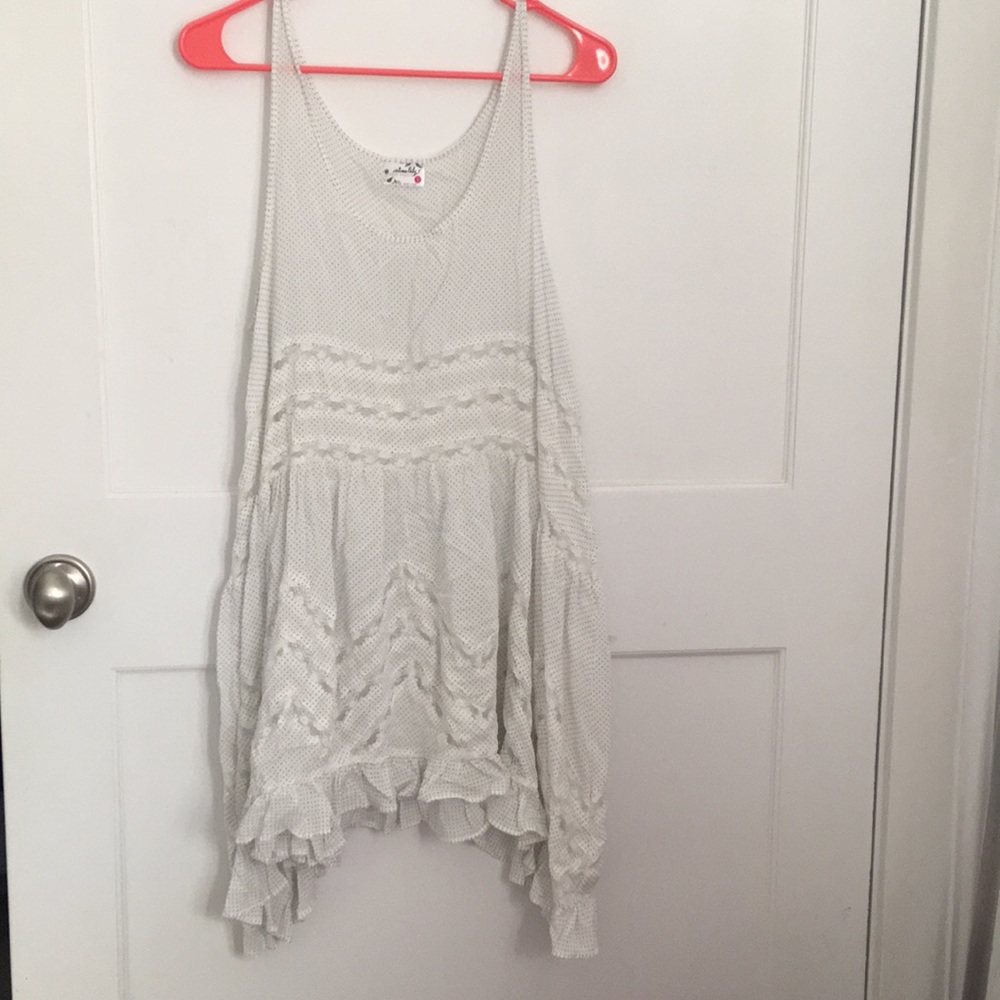 free people flowy white dress